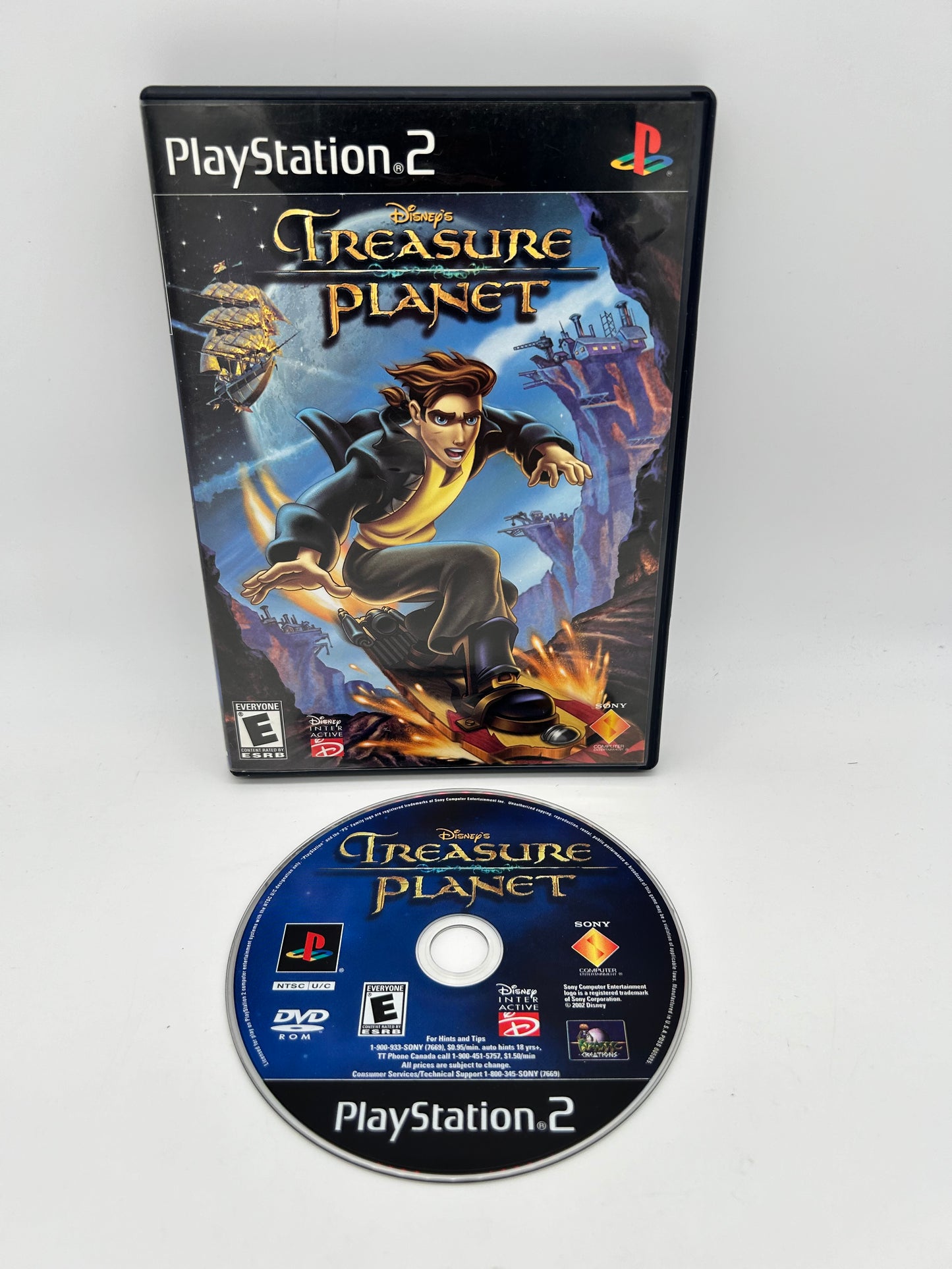 PiXEL-RETRO.COM : SONY PLAYSTATION 2 (PS2) COMPLET CIB BOX MANUAL GAME NTSC TREASURE PLANET