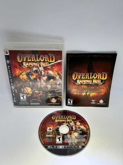 PiXEL-RETRO.COM : SONY PLAYSTATION 3 (PS3) COMPLET CIB BOX MANUAL GAME NTSC OVERLORD RAISING HELL