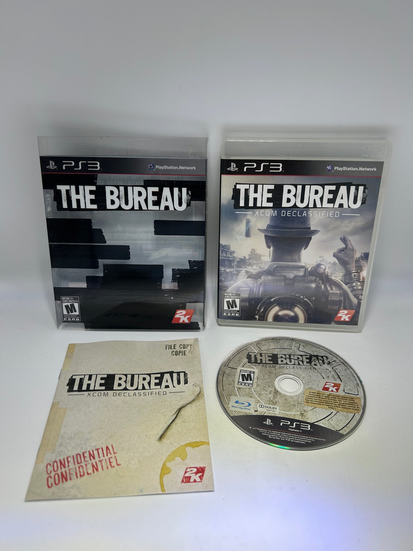 PiXEL-RETRO.COM : SONY PLAYSTATION 3 (PS3) COMPLET CIB BOX MANUAL GAME NTSC THE BUREAU XCOM DECLASSIFIED