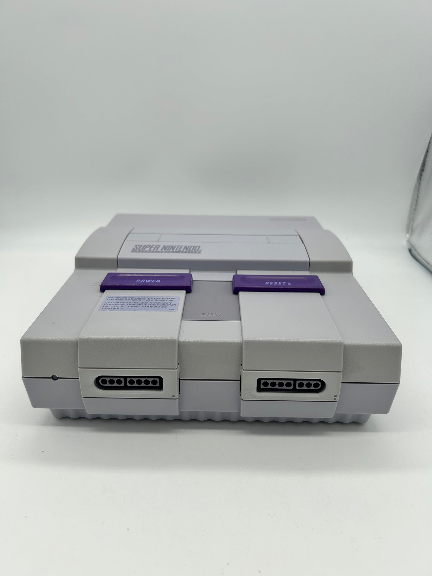 SUPER NiNTENDO [SNES] CONSOLE | MODEL GRiSE CONTROL DECK SNS-001