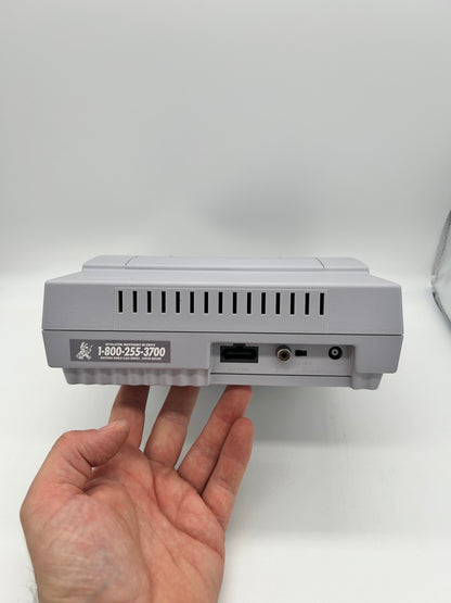 SUPER NiNTENDO [SNES] CONSOLE | MODEL GRiSE CONTROL DECK SNS-001