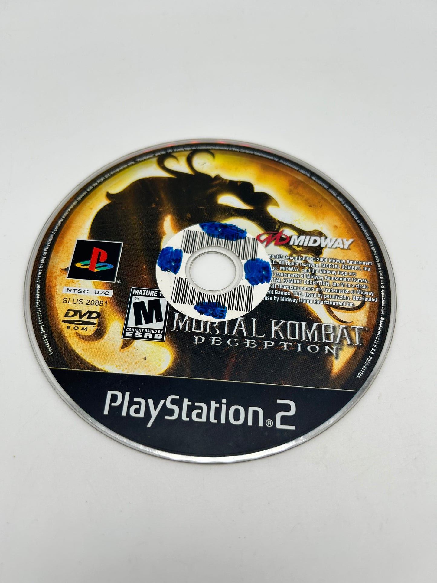 PiXEL-RETRO.COM : SONY PLAYSTATION 2 (PS2) GAME NTSC MORTAL KOMBAT DECEPTION