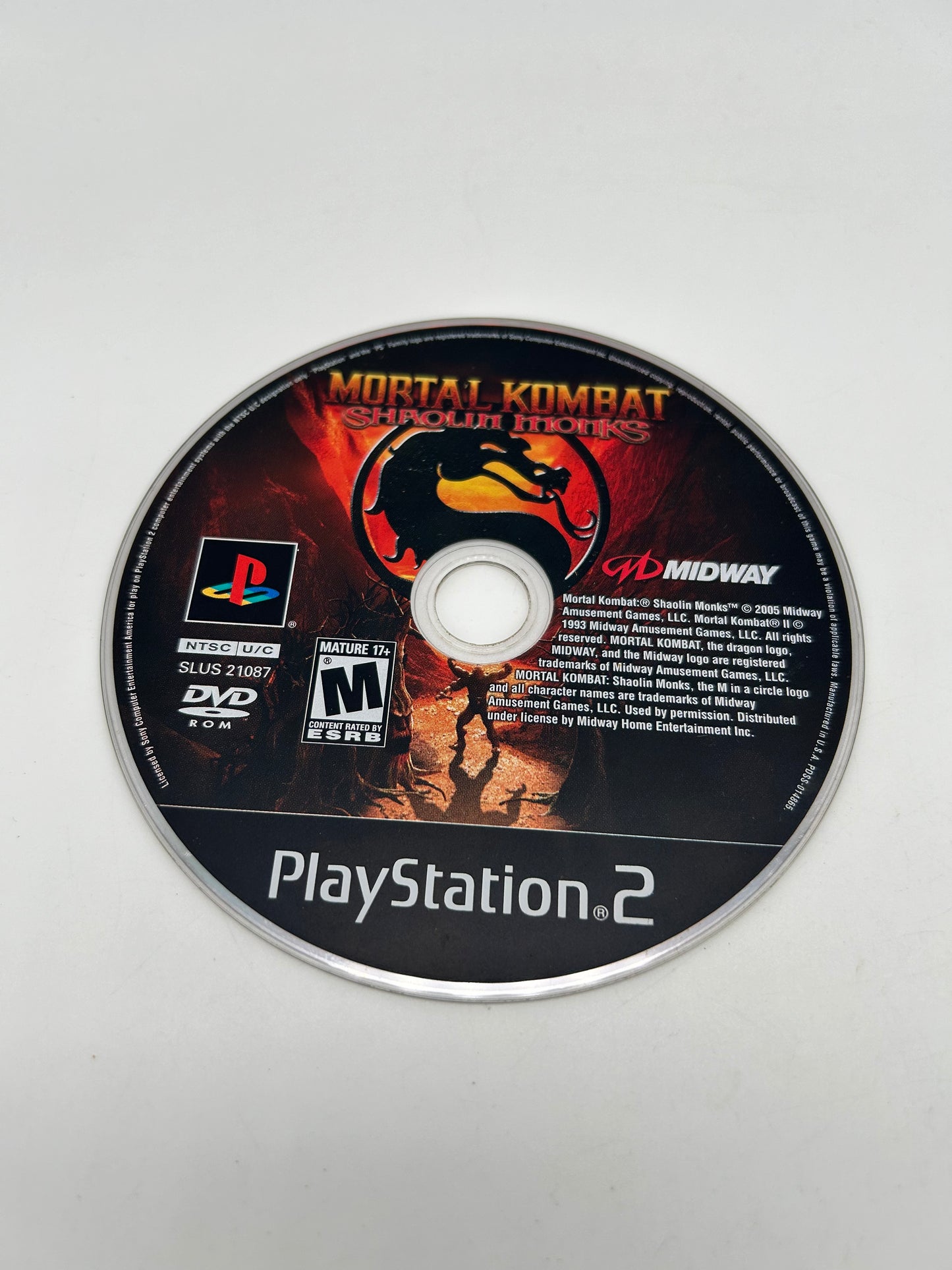 PiXEL-RETRO.COM : SONY PLAYSTATION 2 (PS2) GAME NTSC MORTAL KOMBAT SHAOLIN MONKS