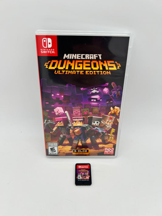 PiXEL-RETRO.COM : NINTENDO SWITCH NEW SEALED IN BOX COMPLETE MANUAL GAME NTSC MINECRAFT DUNGEONS ULTIMATE EDITION