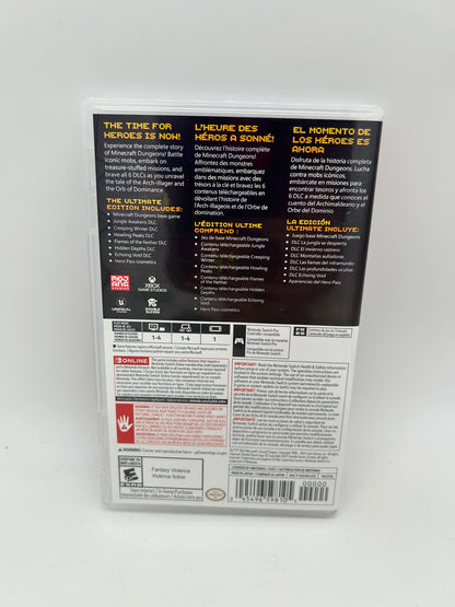 NiNTENDO SWiTCH | MiNECRAFT DUNGEONS | ULTiMATE EDiTiON