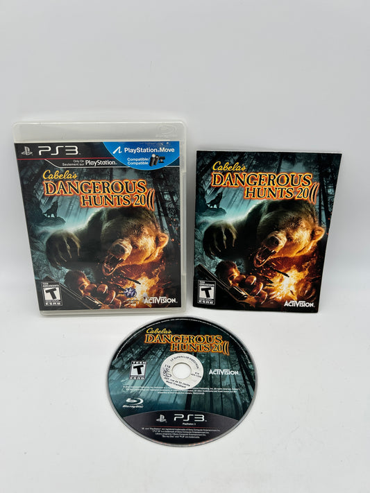 PiXEL-RETRO.COM : SONY PLAYSTATION 3 (PS3) COMPLET CIB BOX MANUAL GAME NTSC CABELA'S DANGEROUS HUNTS 2011