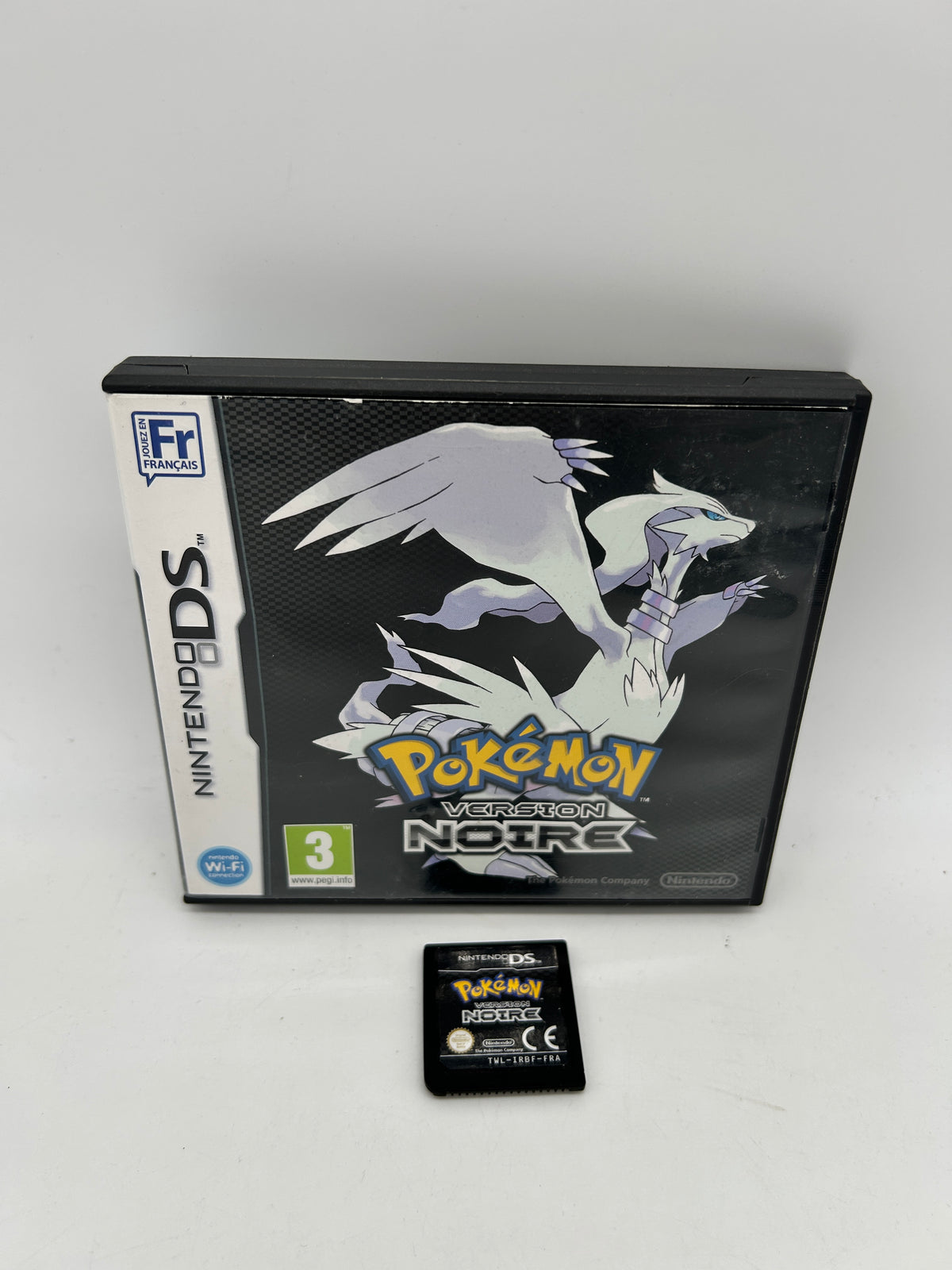 PiXEL-RETRO.COM : NINTENDO DS (DS) COMPLETE CIB BOX MANUAL GAME PAL POKEMON VERSION NOIRE