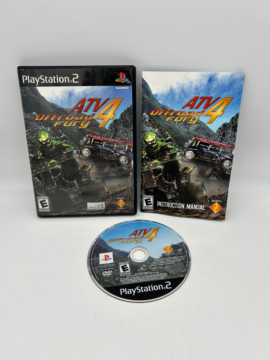 PiXEL-RETRO.COM : SONY PLAYSTATION 2 (PS2) COMPLET CIB BOX MANUAL GAME NTSC ATV OFFROAD FURY 4 