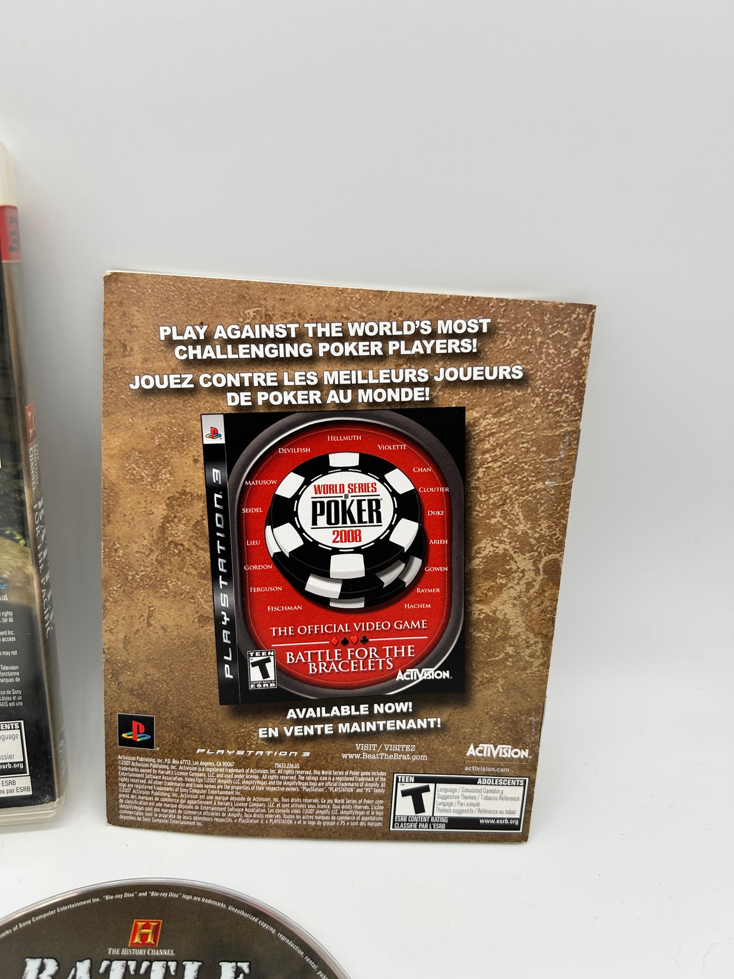 SONY PLAYSTATiON 3 [PS3] | THE HISTORY CHANNEL BATTLE FOR THE PACiFiC