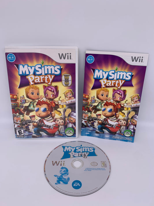 PiXEL-RETRO.COM : NINTENDO WII COMPLET CIB BOX MANUAL GAME NTSC MY SIMS PARTY