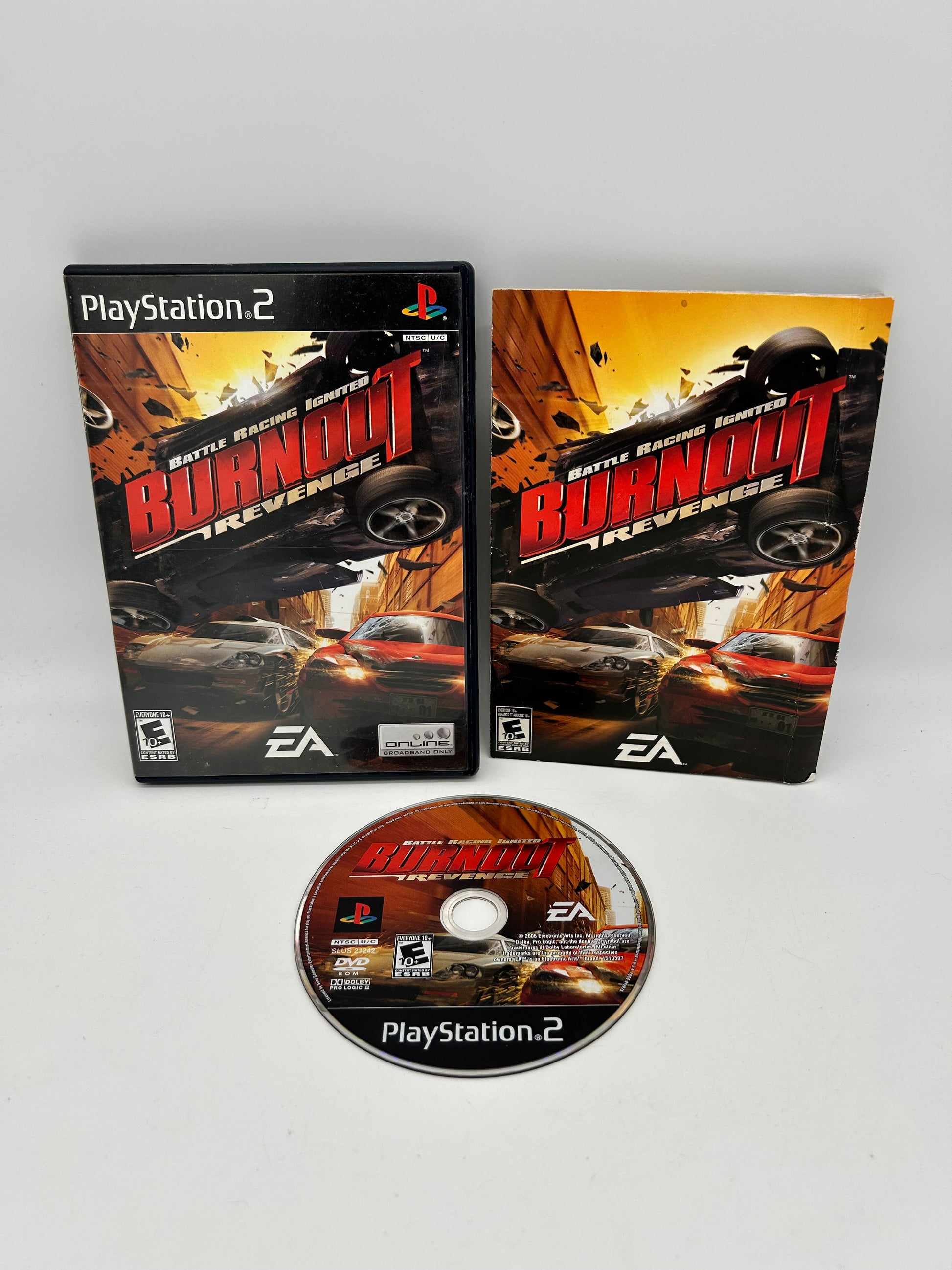 PiXEL-RETRO.COM : SONY PLAYSTATION 2 (PS2) COMPLET CIB BOX MANUAL GAME NTSC BURNOUT REVENGE