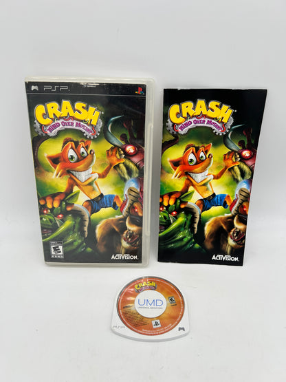 PiXEL-RETRO.COM : SONY PLAYSTATION PORTABLE (PSP) COMPLET CIB BOX MANUAL GAME NTSC CRASH MIND OVER MUTANT