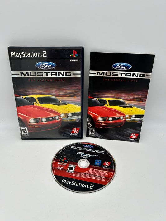 PiXEL-RETRO.COM : SONY PLAYSTATION 2 (PS2) COMPLET CIB BOX MANUAL GAME NTSC FORD MUSTANG THE LEGEND LIVES