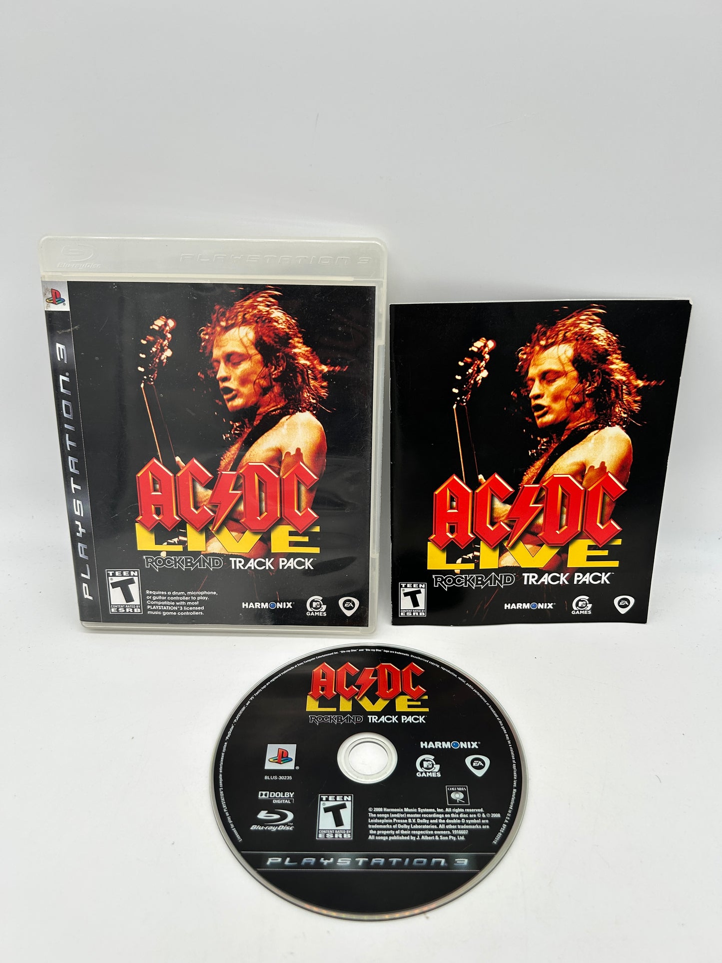 PiXEL-RETRO.COM : SONY PLAYSTATION 3 (PS3) GAME NTSC AC/DC LIVE ROCK BAND TRACK PACK