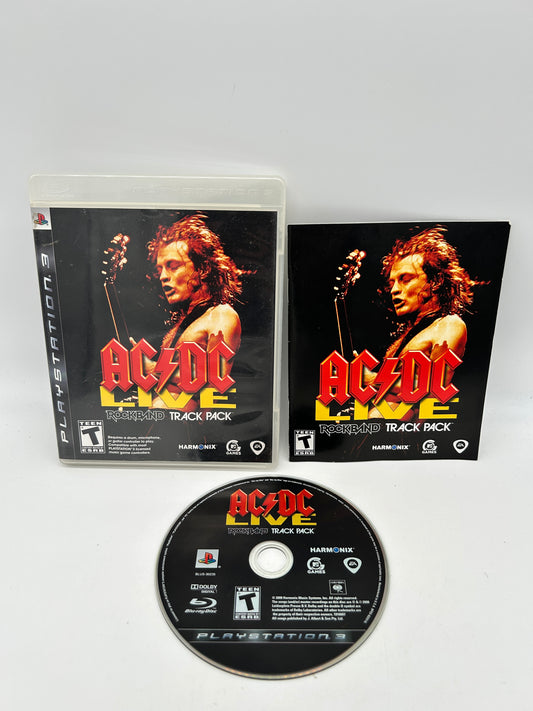 PiXEL-RETRO.COM : SONY PLAYSTATION 3 (PS3) GAME NTSC AC/DC LIVE ROCK BAND TRACK PACK