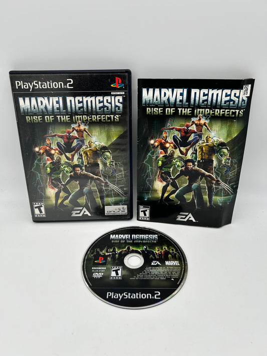 PiXEL-RETRO.COM : SONY PLAYSTATION 2 (PS2) COMPLET CIB BOX MANUAL GAME NTSC MARVEL NEMESIS RISE OF THE IMPERFECTS