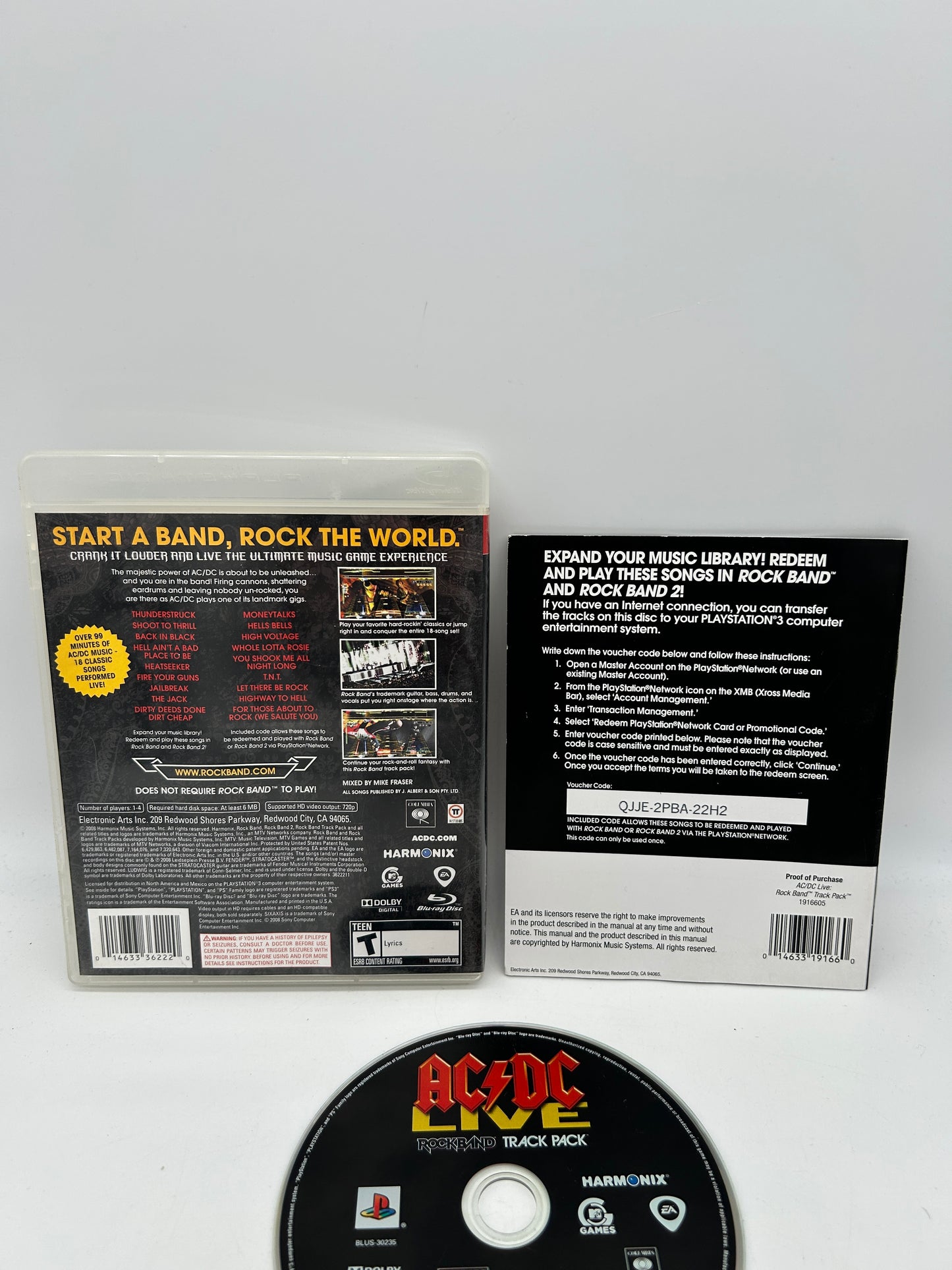 SONY PLAYSTATION 3 [PS3] | AC/DC LIVE ROCK BAND TRACK PACK