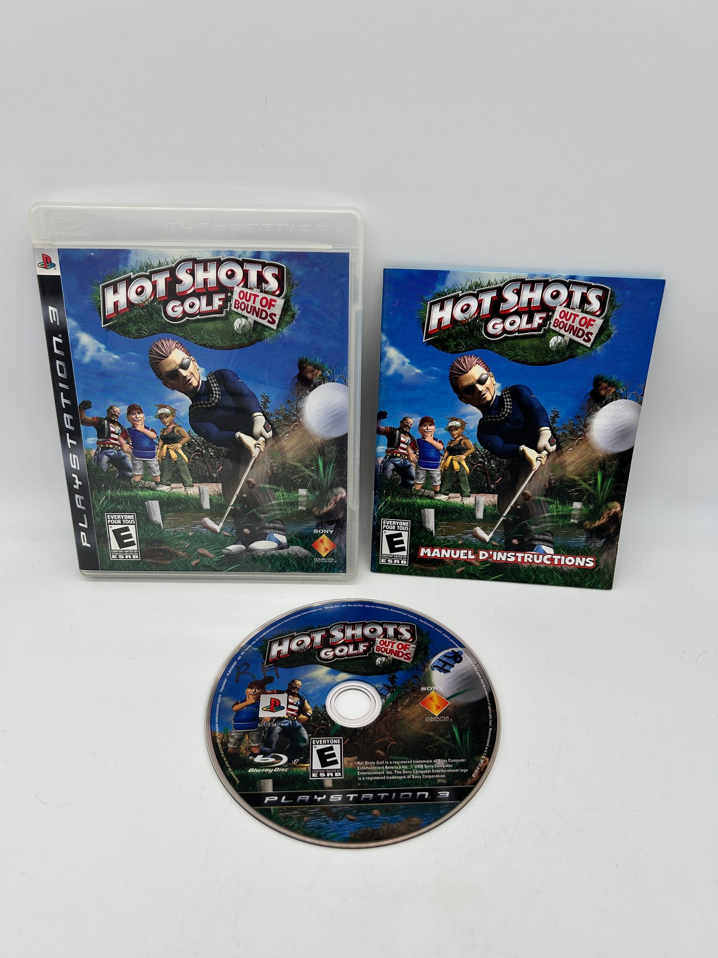 PiXEL-RETRO.COM : SONY PLAYSTATION 3 (PS3) COMPLET CIB BOX MANUAL GAME NTSC HOT SHOTS GOLF OUT OF BOUNDS