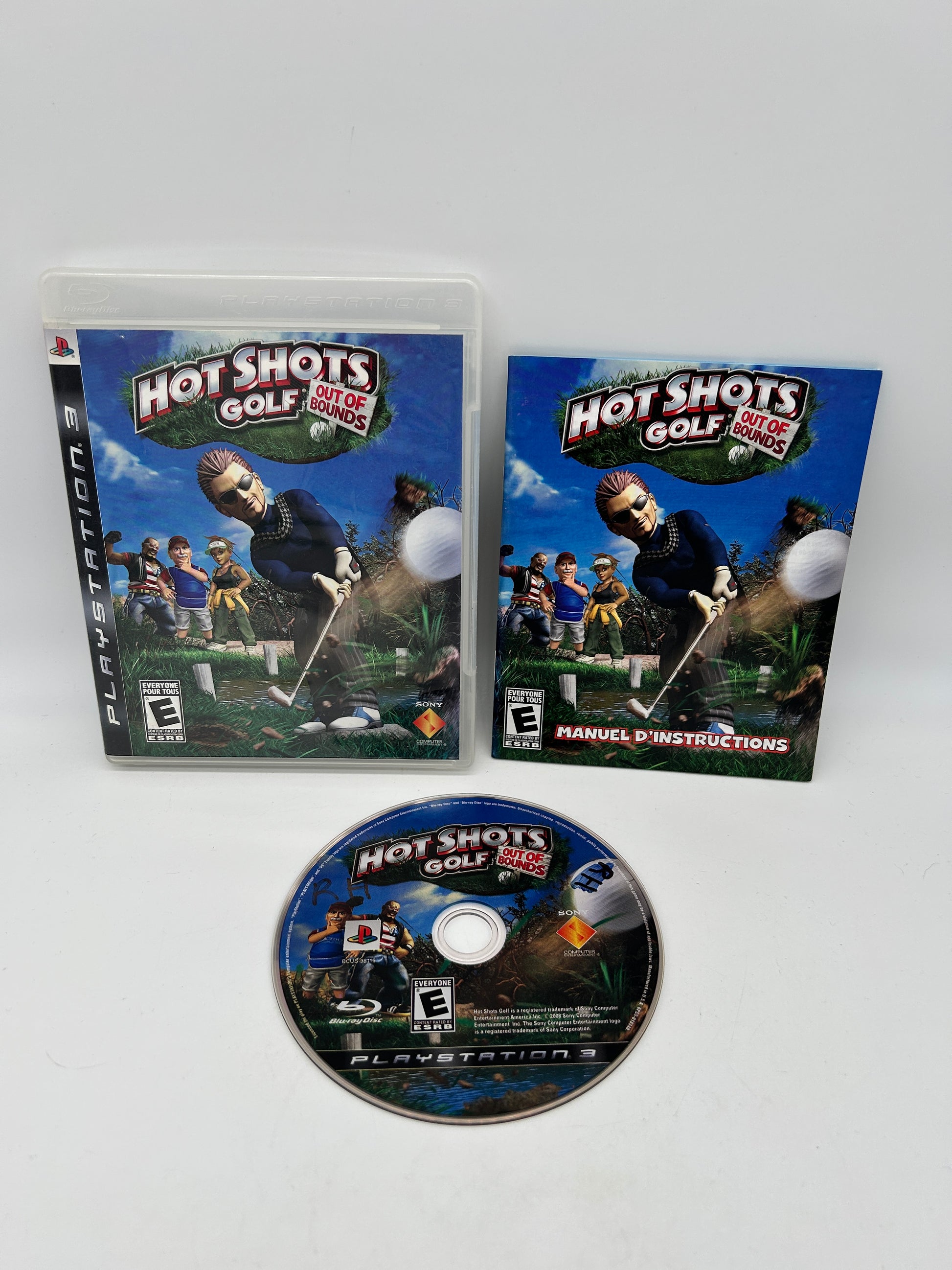PiXEL-RETRO.COM : SONY PLAYSTATION 3 (PS3) COMPLET CIB BOX MANUAL GAME NTSC HOT SHOTS GOLF OUT OF BOUNDS