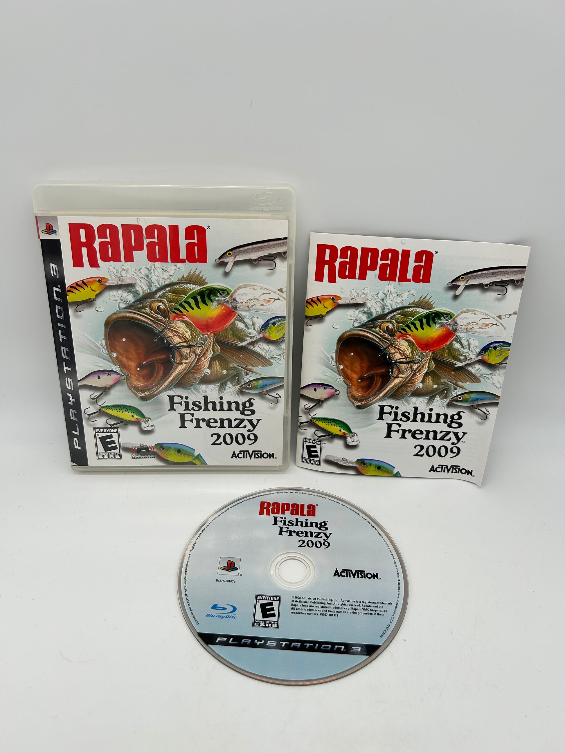 PiXEL-RETRO.COM : SONY PLAYSTATION 3 (PS3) COMPLET CIB BOX MANUAL GAME NTSC RAPALA FISHING FRENZY 2009