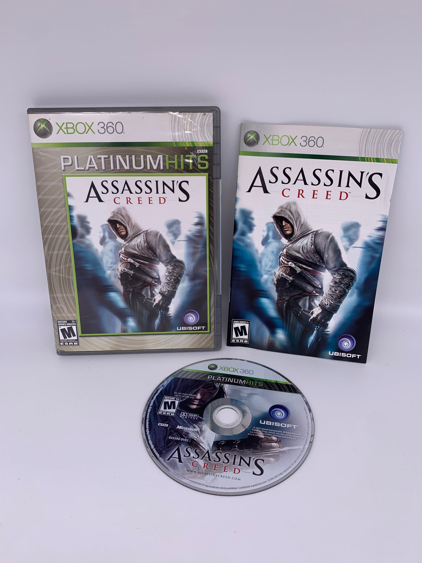 PiXEL-RETRO.COM : MICROSOFT XBOX 360 COMPLETE CIB BOX MANUAL GAME NTSC ASSASSIN'S CREED