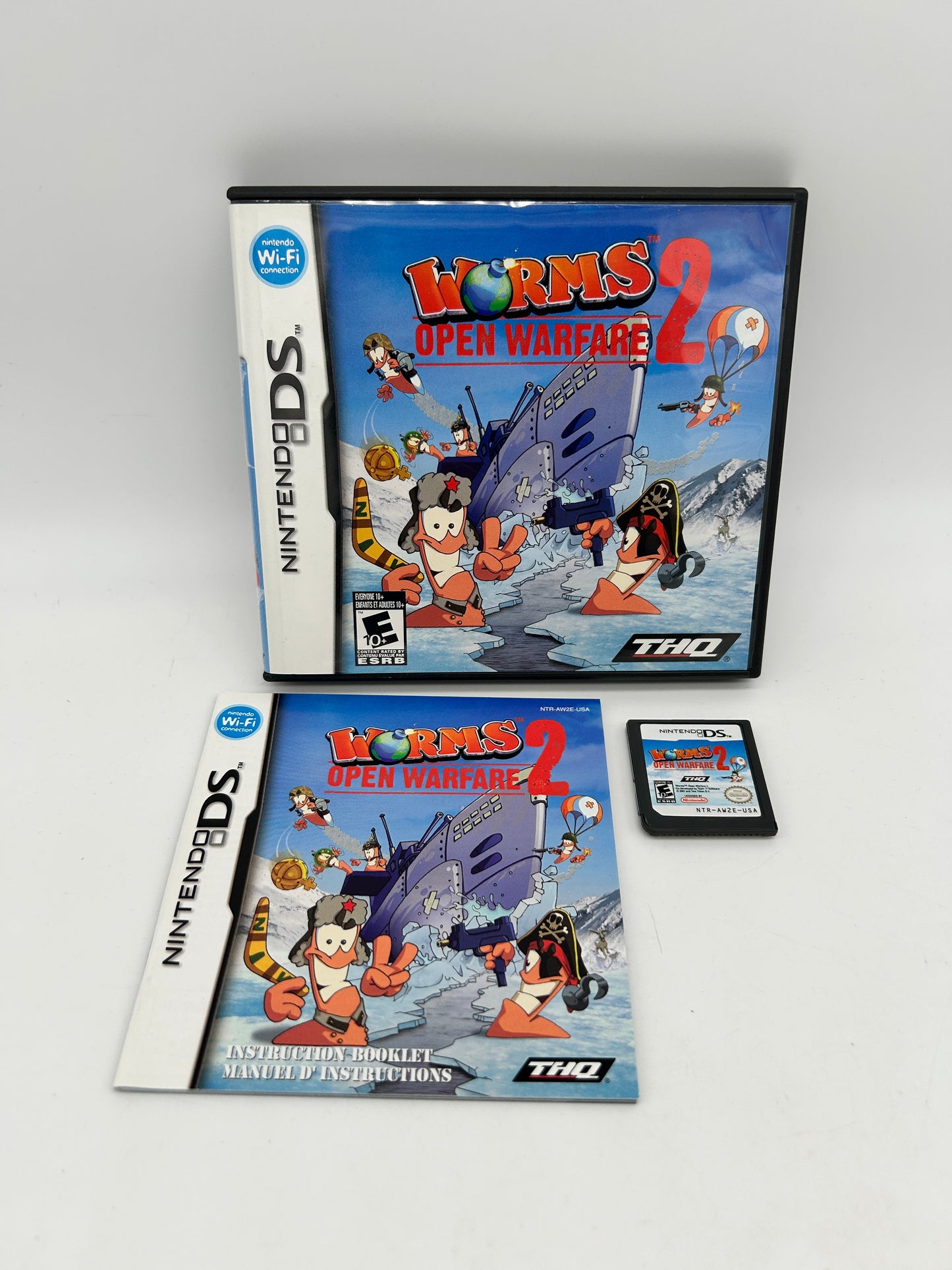 PiXEL-RETRO.COM : NINTENDO DS GAME NTSC WORMS 2 OPEN WARFARE