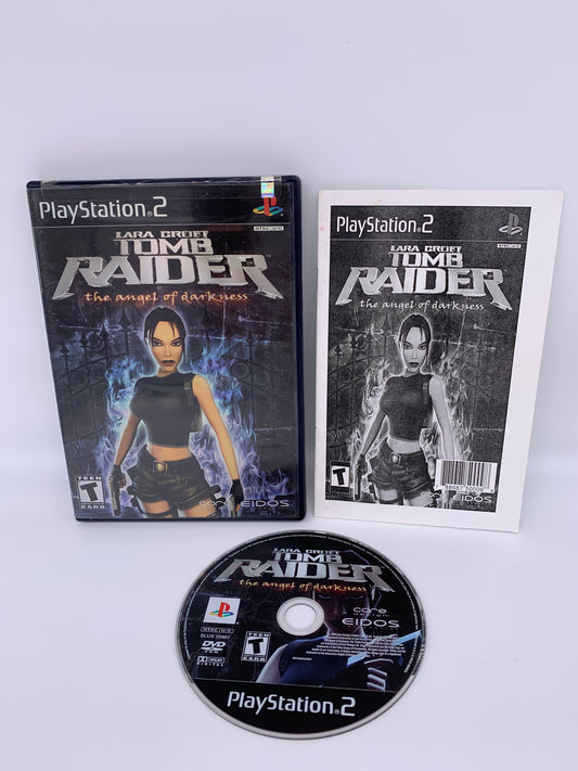 PiXEL-RETRO.COM : SONY PLAYSTATION 2 (PS2) COMPLET CIB BOX MANUAL GAME NTSC TOMB RAIDER THE ANGEL OF DARKNESS