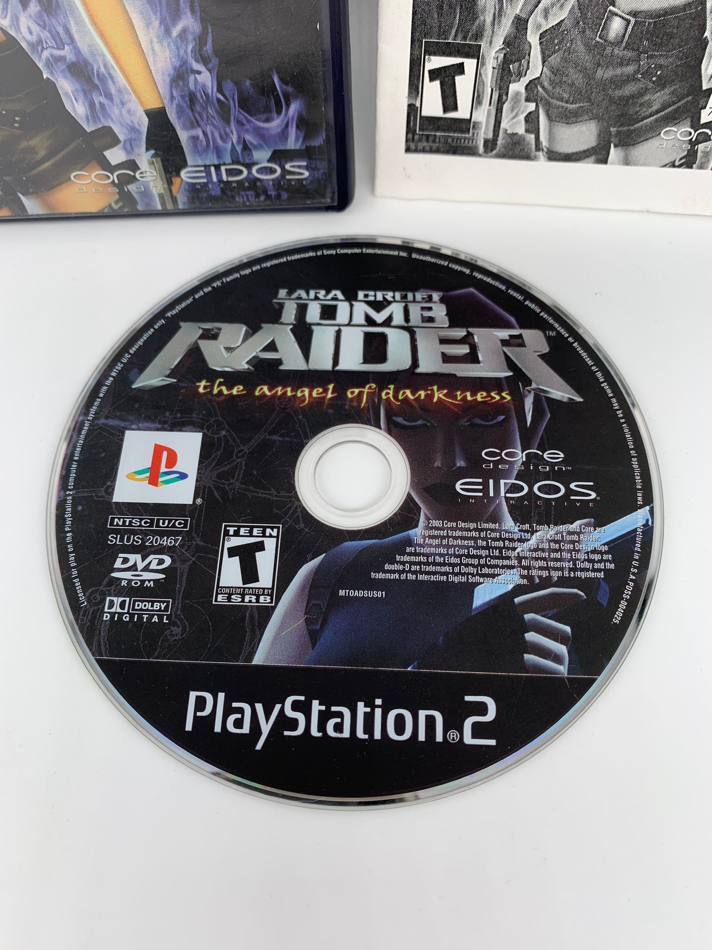SONY PLAYSTATiON 2 [PS2] | TOMB RAiDER THE ANGEL OF DARKNESS