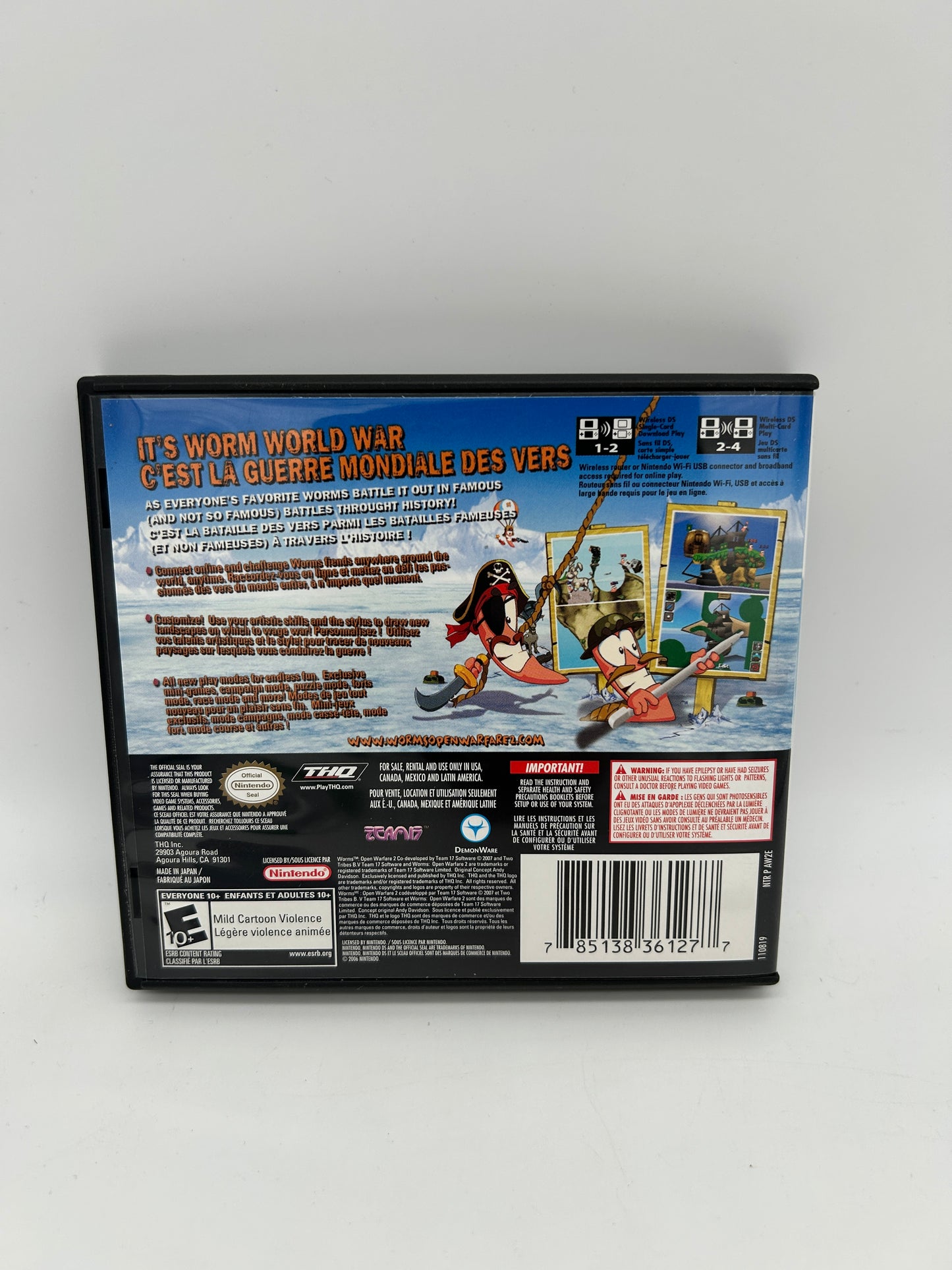 NiNTENDO DS | WORMS 2 OPEN WARFARE