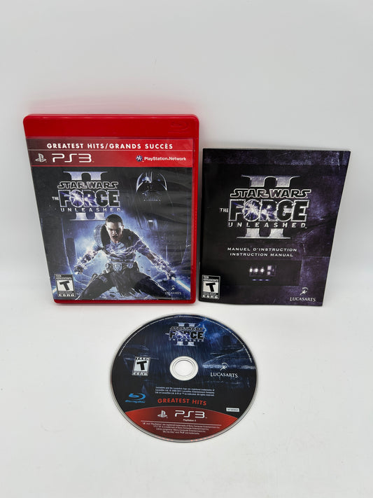 PiXEL-RETRO.COM : SONY PLAYSTATION 3 (PS3) COMPLET CIB BOX MANUAL GAME NTSC STAR WARS THE FORCE UNLEASHED II