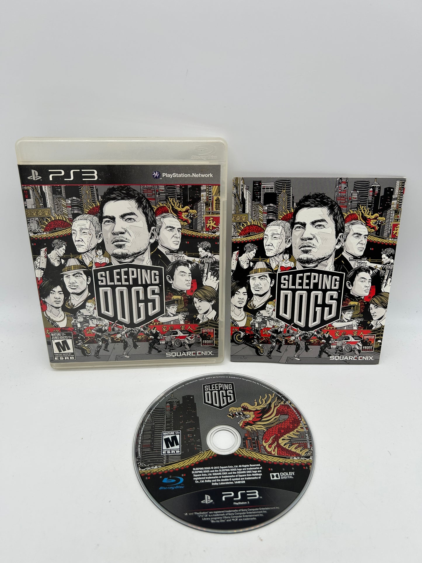 PiXEL-RETRO.COM : SONY PLAYSTATION 3 (PS3) COMPLETE IN BOX CIB MANUAL GAME NTSC SLEEPING DOGS