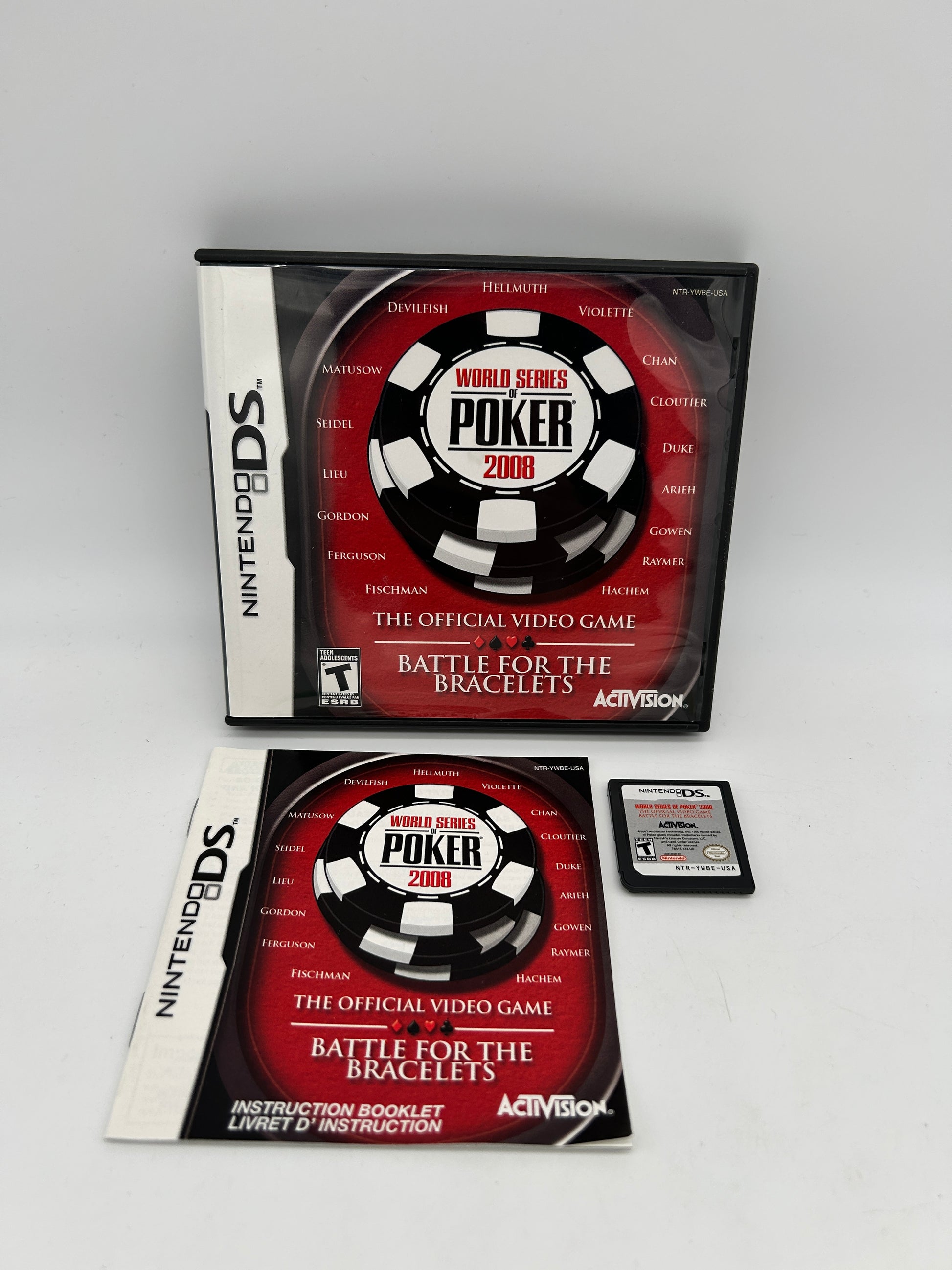 PiXEL-RETRO.COM : NINTENDO DS GAME NTSC WORLD SERIES POKER 2008