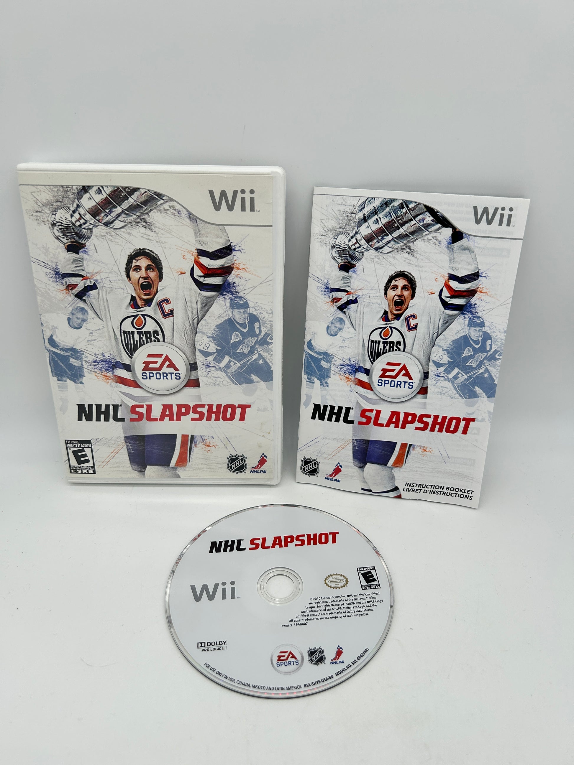 PiXEL-RETRO.COM : NINTENDO WII COMPLET CIB BOX MANUAL GAME NTSC NHL SLAPSHOT