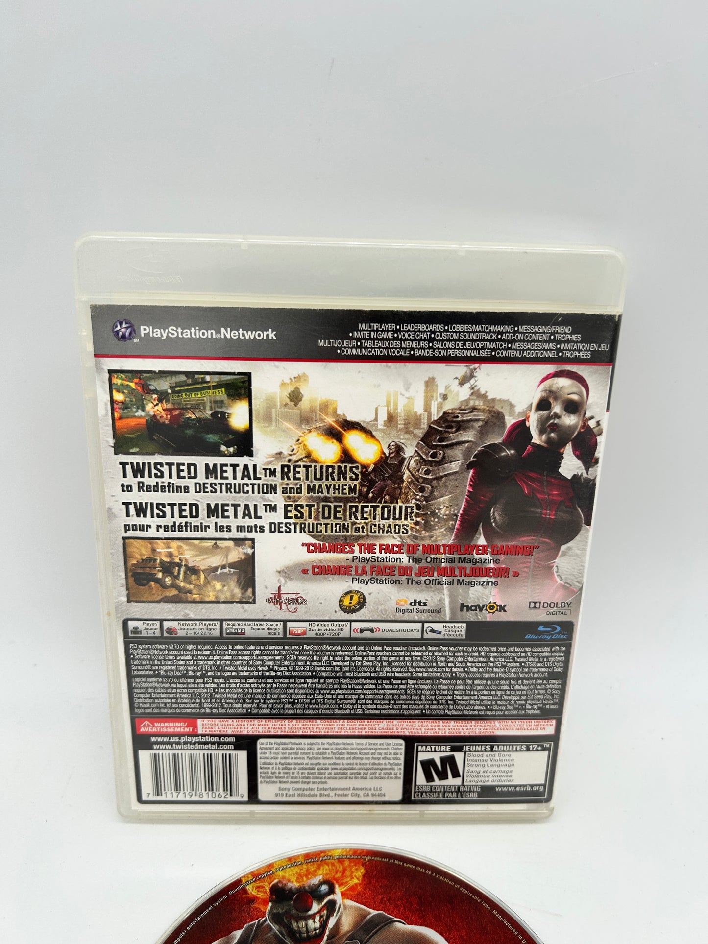 SONY PLAYSTATiON 3 [PS3] | TWiSTED METAL