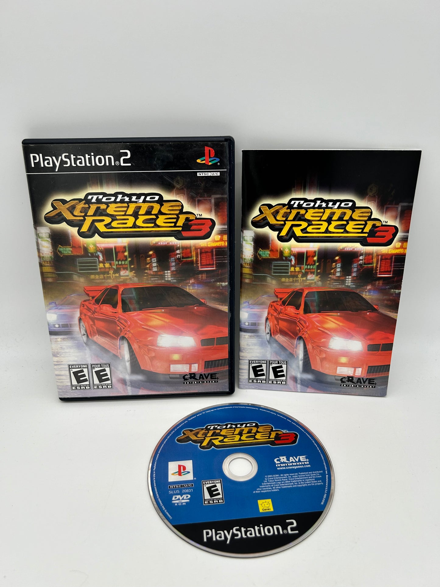 PiXEL-RETRO.COM : SONY PLAYSTATION 2 (PS2) COMPLET CIB BOX MANUAL GAME NTSC TOKYO XTREME RACER 3