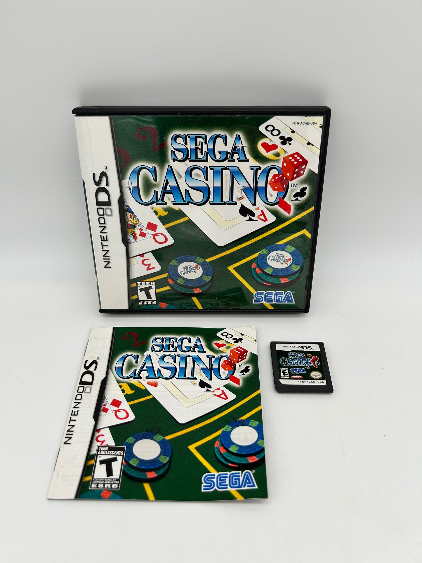 PiXEL-RETRO.COM : NINTENDO DS (DS) COMPLETE CIB BOX MANUAL GAME NTSC SEGA CASINO