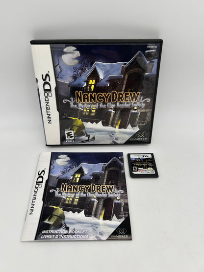 PiXEL-RETRO.COM : NINTENDO DS (DS) COMPLETE CIB BOX MANUAL GAME NTSC NANCY DREW THE MYSTERY OF THE CLUE BENDER SOCIETY