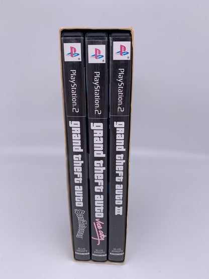 SONY PLAYSTATiON 2 [PS2] | GRAND THEFT AUTO TRiLOGY: III &amp; ViCE CiTY &amp; SAN ANDREAS