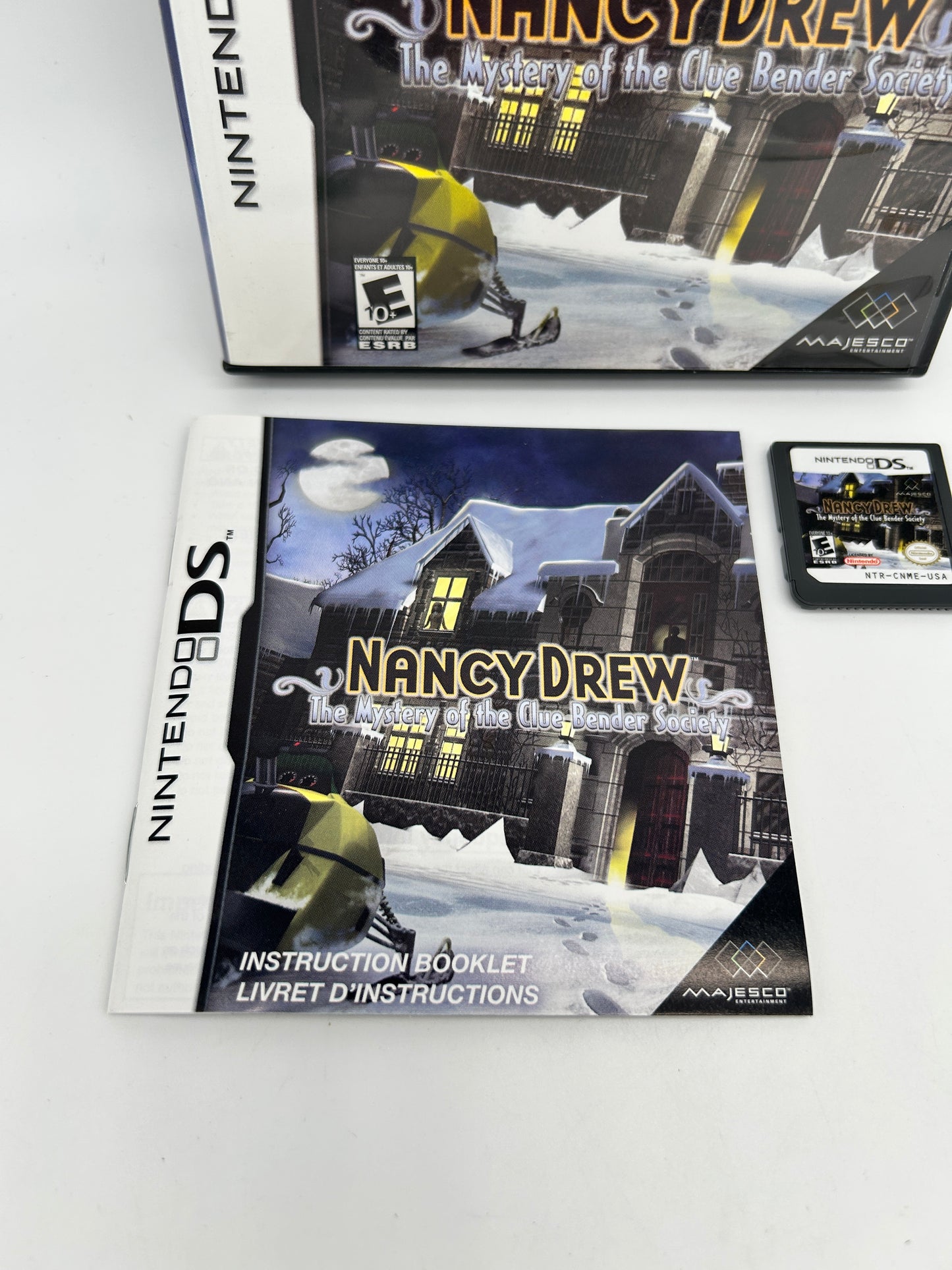 NiNTENDO DS | NANCY DREW THE MYSTERY OF THE CLUE BENDER SOCiETY
