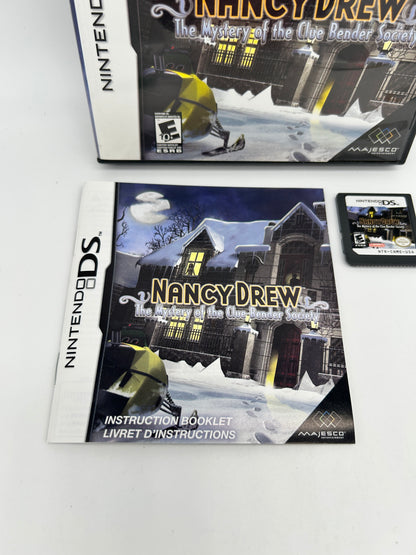 NiNTENDO DS | NANCY DREW THE MYSTERY OF THE CLUE BENDER SOCiETY