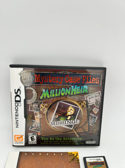 NiNTENDO DS | MYSTERY CASE FiLES MiLLiONHEiR