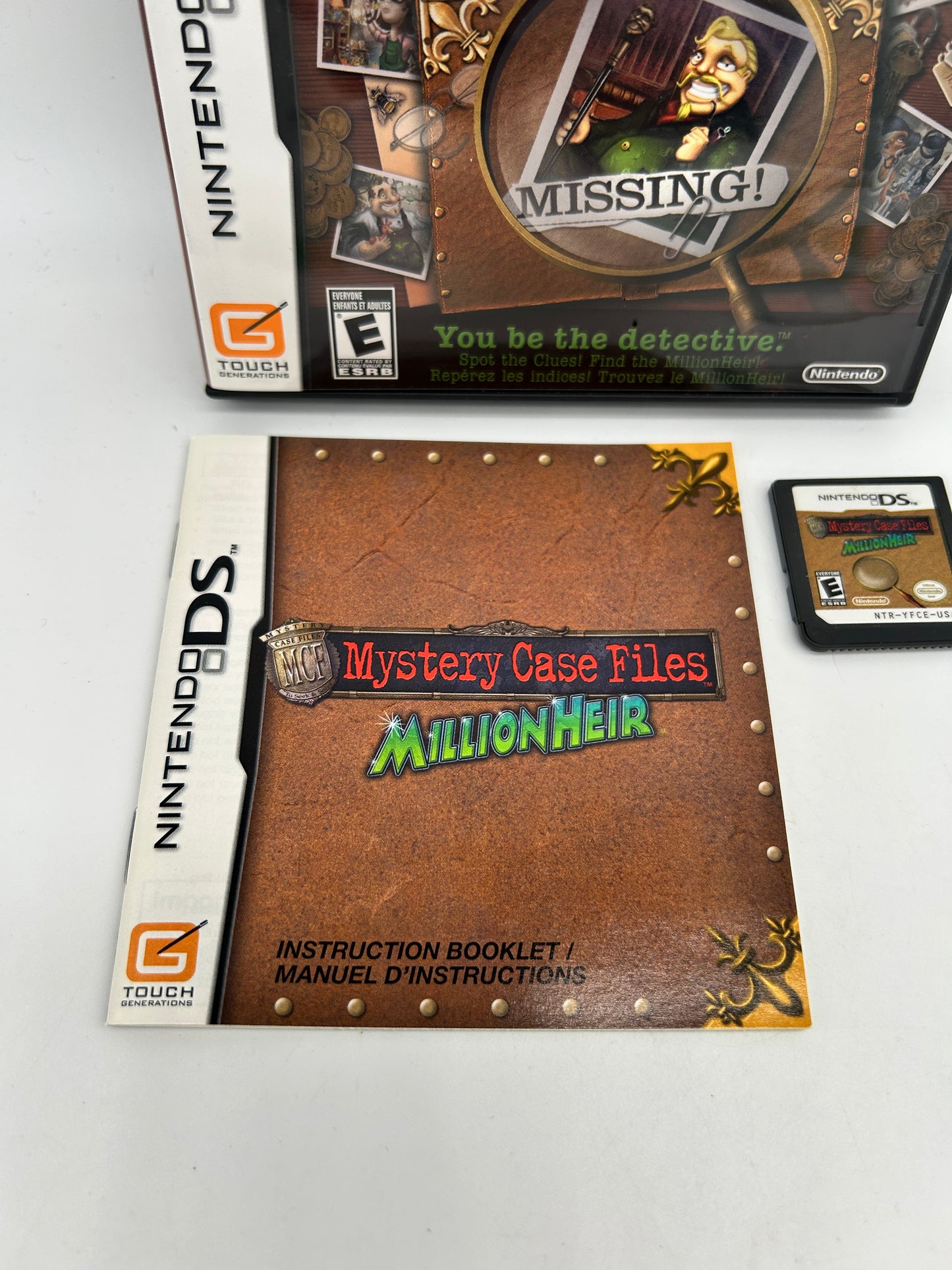 NiNTENDO DS | MYSTERY CASE FiLES MiLLiONHEiR