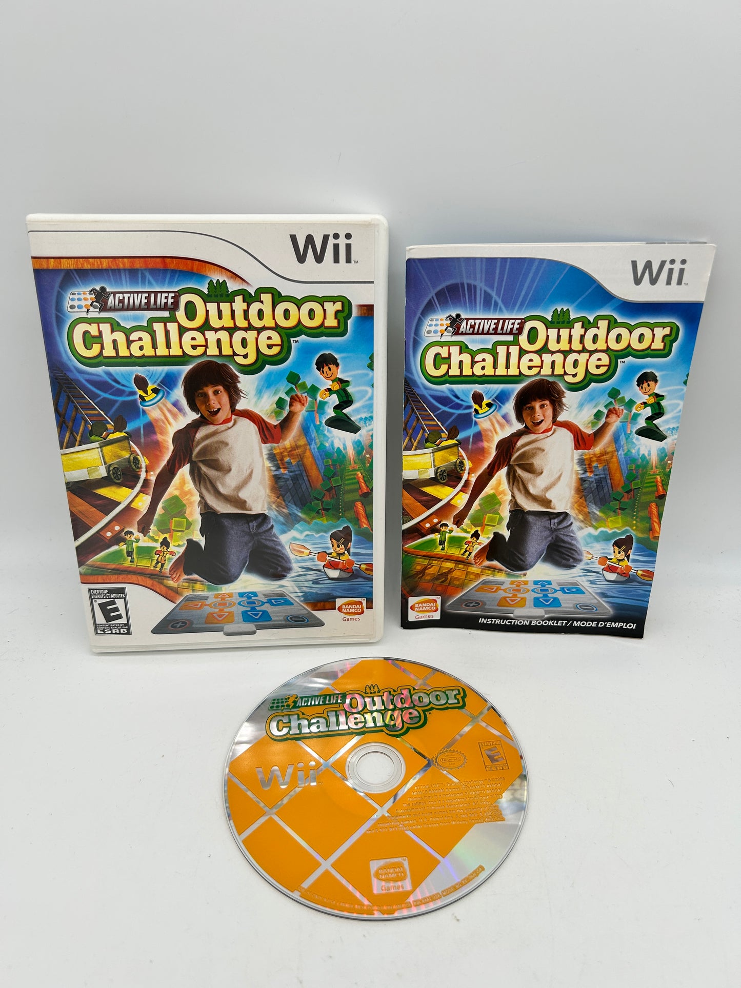 PiXEL-RETRO.COM : NINTENDO WII COMPLET CIB BOX MANUAL GAME NTSC ACTIVE LIFE OUTDOOR CHALLENGE