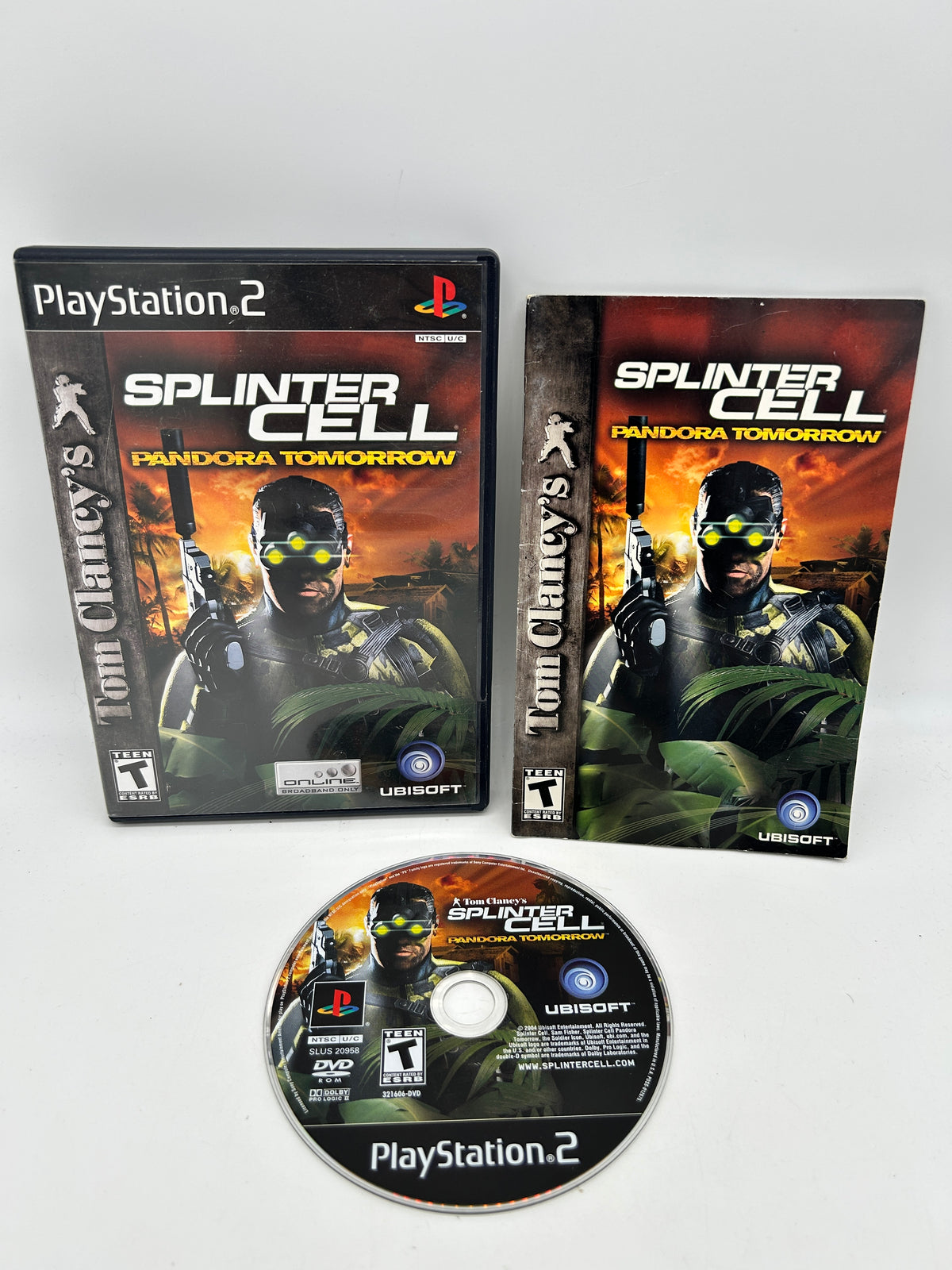 SONY PLAYSTATiON 2 [PS2] | TOM CLANCYS SPLiNTER CELL PANDORA TOMORROW