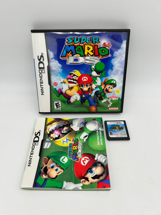 PiXEL-RETRO.COM : NINTENDO DS (DS) COMPLETE CIB BOX MANUAL GAME NTSC SUPER MARIO 64 DS