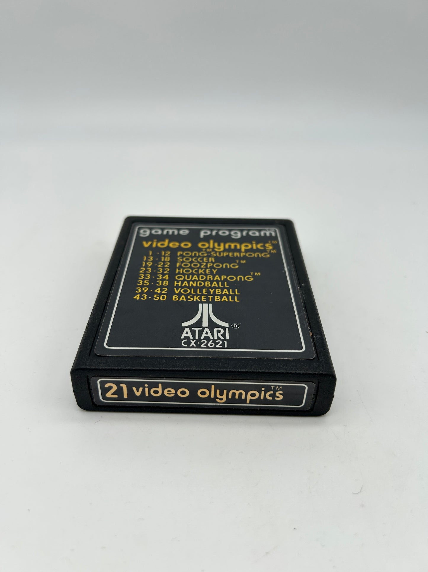 ATARi 2600 | 21 ViDEO OLYMPiCS | TEXT LABEL VERSiON