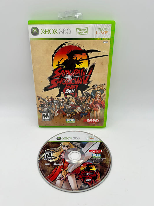 PiXEL-RETRO.COM : MICROSOFT XBOX 360 COMPLETE CIB BOX MANUAL GAME NTSC SAMURAI SHODOWN SEN