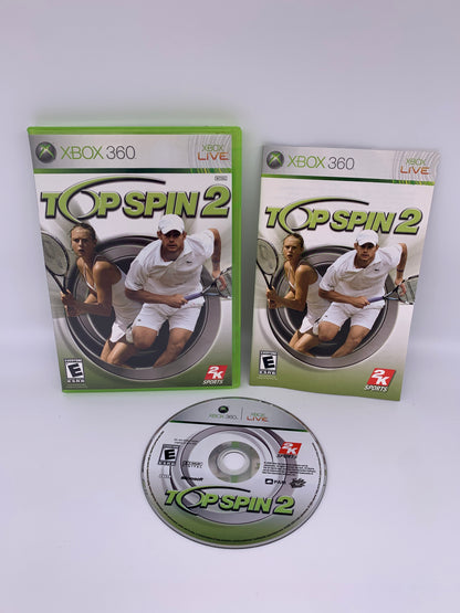 PiXEL-RETRO.COM : MICROSOFT XBOX 360 COMPLETE CIB BOX MANUAL GAME NTSC TOP SPIN 2