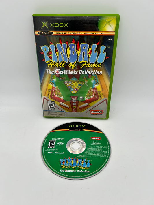 PiXEL-RETRO.COM : MICROSOFT XBOX COMPLETE CIB BOX MANUAL GAME NTSC PINBALL HALL OF FAME THE GOTTLIEB COLLECTION