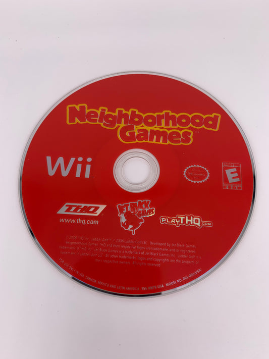 PiXEL-RETRO.COM : NINTENDO WII COMPLET CIB BOX MANUAL GAME NTSC NEIGHBORHOOD GAMES